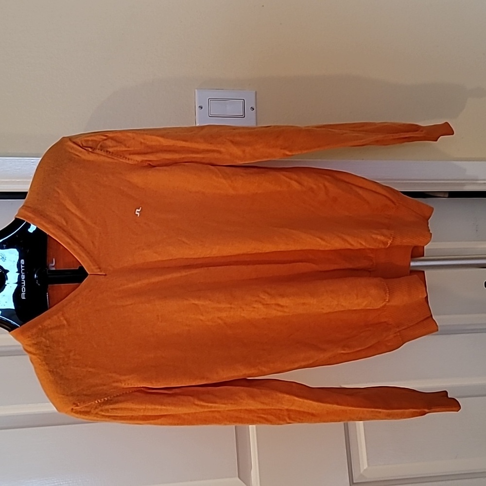 J Linderg Men's V Neck Golf Sweater
